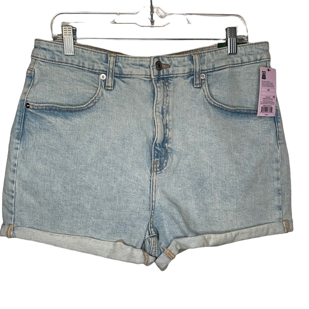 New Wild Fable Highest Rise light wash Jean shorts size 14 BNWT 32” Waist